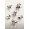 imageLings moment 6 Pack Lilac ampamp Light Purple Wedding Centerpieces Mini Bouquets Table Decor Flower Rose PreMade Floral Three Large Bouquets and Three Small OnesPrpllilac  Gold