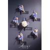 imageLings moment Boutonniere for Men 6pcs Groom Groomsmen Boutonniere Artificial Flowers for Wedding DecorPromHomecoming etcSand Beige WhiteBlunavy Blue  White