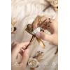 imageLings moment Boutonniere for Men 6pcs Groom Groomsmen Boutonniere Artificial Flowers for Wedding DecorPromHomecoming etcSand Beige WhiteBrnbrown Beige  White