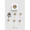 imageLings moment Boutonniere for Men 6pcs Groom Groomsmen Boutonniere Artificial Flowers for Wedding DecorPromHomecoming etcSand Beige WhiteGldchampagne Gold  Navyblue