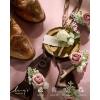 imageLings moment Boutonniere for Men 6pcs Groom Groomsmen Boutonniere Artificial Flowers for Wedding DecorPromHomecoming etcSand Beige WhitePkpink  Dusty Rose