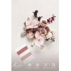 imageLings moment Dusty Rose Wedding Bouquets for Bride Pink Bridal Bouquets for Bride 13 Inch Free Form Artificial Wedding Flower BouquetPk Dusty Rose  Mauve