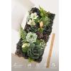 imageLings moment Fake Flowers Box Faux Artificial Greenery Stems Foam Roses Silk Leaves for Centerpieces Bouquet Wedding Floral Arrangements Bridal Shower Party Lavender ampamp Cream Deluxe ComboGrnemerald  Gold