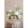 imageLings moment Fake Flowers Box Faux Artificial Greenery Stems Foam Roses Silk Leaves for Centerpieces Bouquet Wedding Floral Arrangements Bridal Shower Party Lavender ampamp Cream Deluxe ComboWhtwhite  Sage
