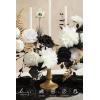 imageLings moment Fake Flowers Box Faux Artificial Greenery Stems Foam Roses Silk Leaves for Centerpieces Bouquet Wedding Floral Arrangements Bridal Shower Party Lavender ampamp Cream Deluxe ComboWhtwhite  Black  Golden