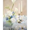 imageLings moment Fake Flowers Box Faux Artificial Greenery Stems Foam Roses Silk Leaves for Centerpieces Bouquet Wedding Floral Arrangements Bridal Shower Party Lavender ampamp Cream Deluxe ComboWhtwhite  Green