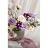 imageLings moment Fake Flowers Box Faux Artificial Greenery Stems Foam Roses Silk Leaves for Centerpieces Bouquet Wedding Floral Arrangements Bridal Shower Party Lavender ampamp Cream Deluxe ComboPrpllilac  Cream