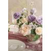 imageLings moment Fake Flowers Box Faux Artificial Greenery Stems Foam Roses Silk Leaves for Centerpieces Bouquet Wedding Floral Arrangements Bridal Shower Party Lavender ampamp Cream Deluxe ComboPrpllavender  Cream