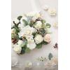 imageLings moment Fake Flowers Box Faux Artificial Greenery Stems Foam Roses Silk Leaves for Centerpieces Bouquet Wedding Floral Arrangements Bridal Shower Party Lavender ampamp Cream Deluxe ComboWhtwhite  Sage  Gold