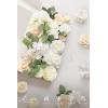 imageLings moment Fake Flowers Box Faux Artificial Greenery Stems Foam Roses Silk Leaves for Centerpieces Bouquet Wedding Floral Arrangements Bridal Shower Party Lavender ampamp Cream Deluxe ComboWhtwhite  Sage