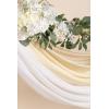 imageLings moment Wedding Arch Draping Fabric 3 Panels 20Ft Purple Chiffon FabricSheer Hanging Drapes Arrangement for Wedding Ceremony Backdrop Party Swag Home Decor Lilac ampamp GoldIvyCream  Nude  Ivory