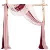 Red-burgundy & Dusty Rose & Ivory