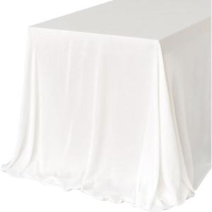 imageLings moment Golden Glove Wedding Table Cloths in Premium Crumpled Velvet 9ft x 11ft Fits 4ft6ft RectangularRound SweetheartampampHead Table for Wedding Reception Bridal Shower Birthday DecorationWtwhite