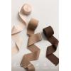 imageLings Moment White Ribbon 16 Inch x 3 Rolls Total 20Yd Cream Craft Fabric Silk Satin Ribbons for Gifts Wrapping Wedding Invitations Bridal Bouquets DecorationsBrnWalnut Brown