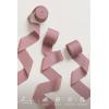 imageLings Moment White Ribbon 16 Inch x 3 Rolls Total 20Yd Cream Craft Fabric Silk Satin Ribbons for Gifts Wrapping Wedding Invitations Bridal Bouquets DecorationsPinkMauve