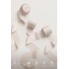 imageLings Moment White Ribbon 16 Inch x 3 Rolls Total 20Yd Cream Craft Fabric Silk Satin Ribbons for Gifts Wrapping Wedding Invitations Bridal Bouquets DecorationsBrnBeige