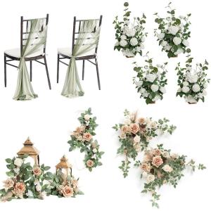 imageLings Moment 28 Pack Wedding Venue Decor Package in Brown Color