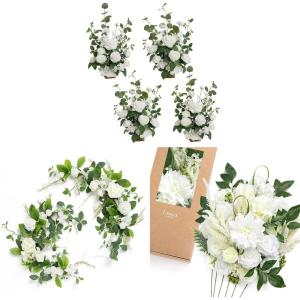 imageLings Moment 7 Pack Wedding Venue Decor Package in Green ampamp White Glow