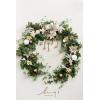imageLings moment 9FT Christmas Flower Garland Handcrafted Wedding Sweetheart Table Centerpieces Head Table Decor Arch Backdrop Decorations for Wedding  GoldWhtchristmas