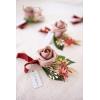 imageLings moment Artificial Flowers 15quot and 2quot Dusty Rose 25pcs Realistic Rose Buds and Petite Roses wStem for DIY Wedding Bouquets Centerpieces Boutonniere Corsages Flower DecorationsDusty Rose