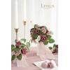 imageLings moment Artificial Flowers 15quot and 2quot Dusty Rose 25pcs Realistic Rose Buds and Petite Roses wStem for DIY Wedding Bouquets Centerpieces Boutonniere Corsages Flower DecorationsDusty Rose  Mauve