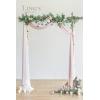 imageLings Moment Wedding Arch Draping Fabric 3 Panels 20Ft Chiffon FabricSheer Draping Fabic for Wedding Arrangement Ceremony Reception Backdrop Party Swag Home Decor Sage Purple ampamp ProvencePkdusty Rose  Cream