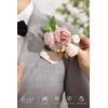 imageLings moment Pocket Boutonniere Single Boutonniere for Men Groom for Wedding Prom Homecoming Anniversary Graduation etcTawny Beige White Orchid 6quot W x 5quot HPkdusty Rose Ranunculus
