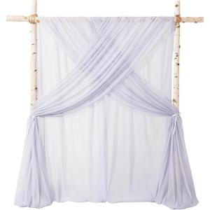 imageLings moment Pink Backdrop Curtains 10Ft x 23Ft Red Clay Long Sheer WrinkleFree Background Backdrop CurtainampampTable Cloth for Birthday Party Wedding Baby Shower Photo Booth DecorBludusty Blue