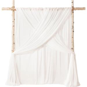 imageLings moment Pink Backdrop Curtains 10Ft x 23Ft Red Clay Long Sheer WrinkleFree Background Backdrop CurtainampampTable Cloth for Birthday Party Wedding Baby Shower Photo Booth DecorWhtwhite