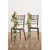 imageLings moment 10pcs Wedding Chair Decorations Aisle Floral Swag Artificial Pew Flowers Hanging Garland Apricot ampamp Cream for Ceremony Reception Church Rose Floral Faux Arrangement Party Outdoor DecorOrapricot  Cream