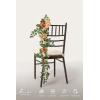 imageLings moment 10pcs Wedding Chair Decorations Aisle Floral Swag Artificial Pew Flowers Hanging Garland Apricot ampamp Cream for Ceremony Reception Church Rose Floral Faux Arrangement Party Outdoor DecorOrapricot  Cream