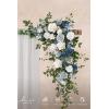 imageLings moment Wedding Arch Flowers  65FT Floral Garland for Ceremony Arbor Backdrop Decoration  Artificial Rose Floral Swag for Sweetheart Table Birthday Party Baby Shower Masala RedBludusty Blue  Navy