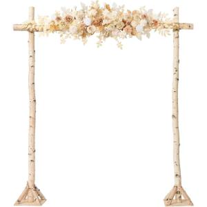 imageLings moment Wedding Arch Flowers  65FT Floral Garland for Ceremony Arbor Backdrop Decoration  Artificial Rose Floral Swag for Sweetheart Table Birthday Party Baby Shower Masala RedBrnbeige  Sage