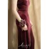 image:imageLings moment 2pcs Prom WristShoulder Corsage Artificial Flower GirlMother HomecomingWedding Corsage Wristlet Dcor etc Blush CreamRedblack Baccara  Burgundy