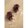 image:imageLings moment 2pcs Prom WristShoulder Corsage Artificial Flower GirlMother HomecomingWedding Corsage Wristlet Dcor etc Blush CreamRedblack Baccara  Burgundy