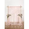 image:imageLings Moment 10ft x 23ft Blush Wedding Backdrop Curtains for Arch Drape Sheer Organza Fabric WrinkleFree Tablecloth for Birthday Baby Shower Bridal Shower Photo Booth DecorationPkBlush