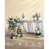 image:imageLings Moment 14Ft Brown Sheer Chiffon Like Table Runner for Wedding Party Bridal Shower Decorations Birthday Party DecorationsBludusty Blue