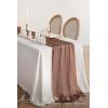 image:imageLings Moment 14Ft Brown Sheer Chiffon Like Table Runner for Wedding Party Bridal Shower Decorations Birthday Party DecorationsBrnbrown