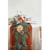 image:imageLings Moment 14Ft Brown Sheer Chiffon Like Table Runner for Wedding Party Bridal Shower Decorations Birthday Party DecorationsOrburnt Orange