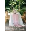 image:imageLings Moment 14Ft Brown Sheer Chiffon Like Table Runner for Wedding Party Bridal Shower Decorations Birthday Party DecorationsPkdusty Rose