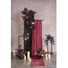 image:imageLings Moment 14Ft Brown Sheer Chiffon Like Table Runner for Wedding Party Bridal Shower Decorations Birthday Party DecorationsRedburgundy