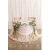 image:imageLings Moment 14Ft Brown Sheer Chiffon Like Table Runner for Wedding Party Bridal Shower Decorations Birthday Party DecorationsWhtbrilliant White