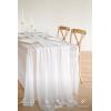 image:imageLings Moment 14Ft Brown Sheer Chiffon Like Table Runner for Wedding Party Bridal Shower Decorations Birthday Party DecorationsWhtbrilliant White