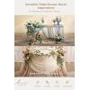 image:imageLings Moment 14Ft Brown Sheer Chiffon Like Table Runner for Wedding Party Bridal Shower Decorations Birthday Party DecorationsWhtivory