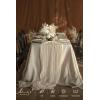 image:imageLings moment 14Ft Lilac amp Gold Cheesecloth Table Runner Boho Chic Gauze SemiSheer Tablecloth for Wedding Celebrations for Baby Shower DecorationsIvory
