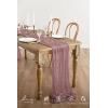 image:imageLings moment 14Ft Lilac amp Gold Cheesecloth Table Runner Boho Chic Gauze SemiSheer Tablecloth for Wedding Celebrations for Baby Shower DecorationsLilac  Gold