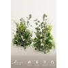 image:imageLings moment Free Standing Artificial Flowers Arrangements 2pcs Wedding Aisle Runner Chair Decorations Arch Altar Stage for Ceremony Reception Rose Home GrnWhite amp Sage 41 Tall x 22 Cross