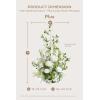 image:imageLings moment Free Standing Artificial Flowers Arrangements 2pcs Wedding Aisle Runner Chair Decorations Arch Altar Stage for Ceremony Reception Rose Home GrnWhite amp Sage 41 Tall x 22 Cross