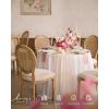 image:imageLings moment Powder Pink Wedding Table Cloths in Premium Crumpled Velvet 9ft x 11ft Fits 4ft6ft RectangularRound SweetheartampHead Table for Wedding Reception Bridal Shower Birthday DecorationWtwhite