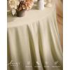 image:imageLings moment Powder Pink Wedding Table Cloths in Premium Crumpled Velvet 9ft x 11ft Fits 4ft6ft RectangularRound SweetheartampHead Table for Wedding Reception Bridal Shower Birthday DecorationBrncappuccino